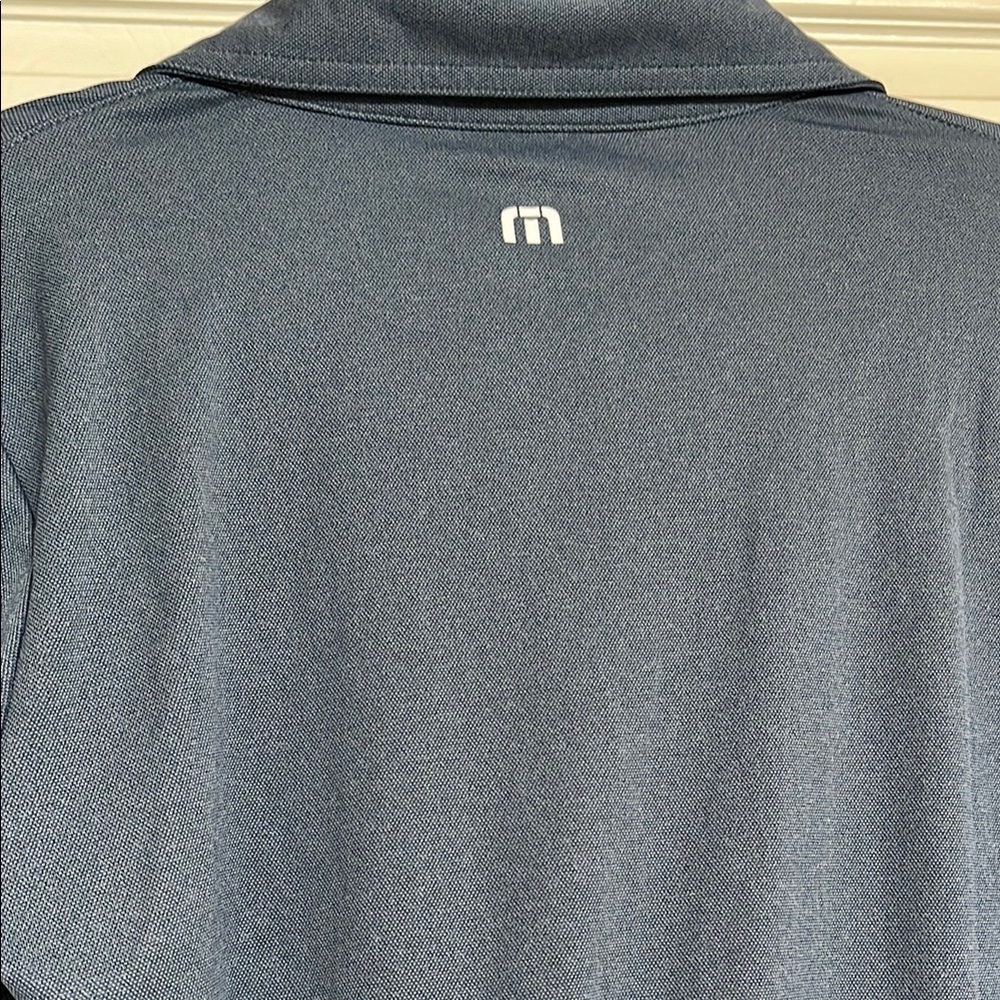 Travis Mathew Men's Blue Polo Shirt - Picture 6 of 6